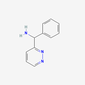 PHENYL(PYRIDAZIN-3-YL)METHANAMINE structure, CAS 1009409-73-7