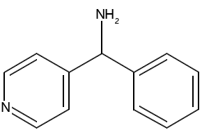 PHENYL(PYRIDIN-4-YL)METHANAMINE structure, CAS 58088-57-6