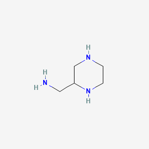 PIPERAZIN-2-YLMETHANAMINE structure, CAS 130861-85-7