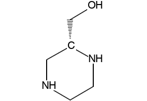 PIPERAZIN-2-YLMETHANOL structure, CAS 28795-50-8