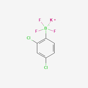POTASSIUM (2,4-DICHLOROPHENYL)TRIFLUOROBORATE structure, CAS 192863-38-0