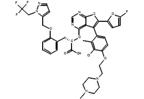 PROP-2-YN-1-YL 2-(4-((5-CHLORO-3-FLUOROPYRIDIN-2-YL)OXY)PHENOXY)PROPANOATE structure, CAS 105511-96-4