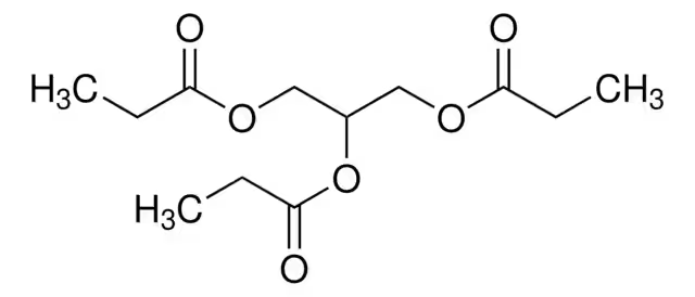 PROPANE-1,2,3-TRIYL TRIPROPIONATE structure, CAS 139-45-7