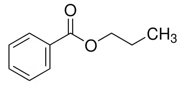 PROPYL BENZOATE structure, CAS 2315-68-6