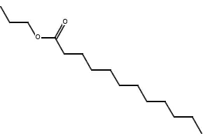 PROPYL DODECANOATE structure, CAS 3681-78-5