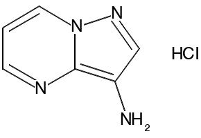 PYRAZOLO[1,5-A]PYRIMIDIN-3-AMINE HYDROCHLORIDE structure, CAS 232600-78-1
