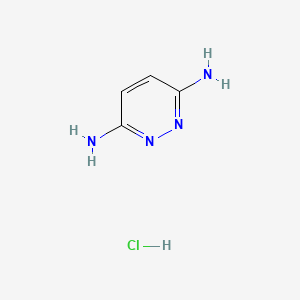 PYRIDAZINE-3,6-DIAMINE HYDROCHLORIDE structure, CAS 135710-45-1