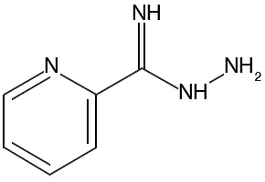 PYRIDINE-2-CARBOXIMIDOHYDRAZIDE structure, CAS 1005-02-3