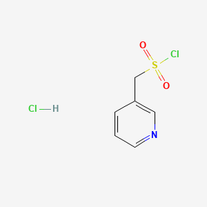 PYRIDINE-3-YL-METHANE SULFONYL CHLORIDE HYDROCHLORIDE structure, CAS 191105-35-8