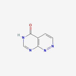 PYRIMIDO[4,5-C]PYRIDAZIN-5(1H)-ONE structure, CAS 34122-01-5