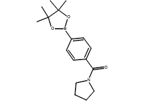 PYRROLIDIN-3-YL(2-(4,4,5,5-TETRAMETHYL-1,3,2-DIOXABOROLAN-2-YL)PHENYL)METHANONE structure, CAS 1073353-55-5