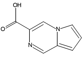 PYRROLO[1,2-A]PYRAZINE-3-CARBOXYLIC ACID HYDROCHLORIDE structure, CAS 588720-48-3