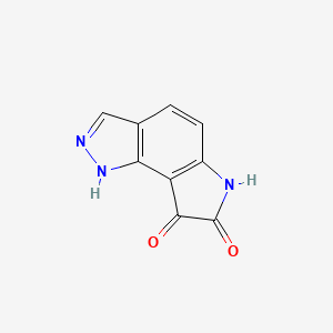 PYRROLO[2,3-G]INDAZOLE-7,8(1H,6H)-DIONE structure, CAS 73907-94-5