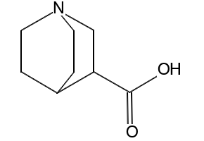 QUINUCLIDINE-3-CARBOXYLIC ACID structure, CAS 75208-40-1