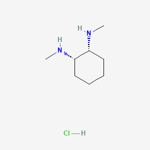 REL-(1R,2S)-N1,N2-DIMETHYLCYCLOHEXANE-1,2-DIAMINE HYDROCHLORIDE structure, CAS 365997-20-2