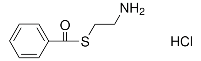 S-(2-AMINOETHYL) BENZOTHIOATE HYDROCHLORIDE structure, CAS 17612-90-7