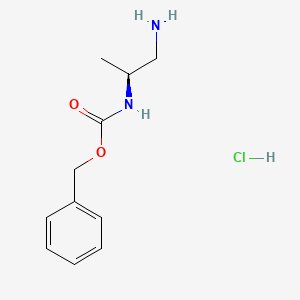 S-2-N-CBZ-PROPANE-1,2-DIAMINE HYDROCHLORIDE structure, CAS 850033-71-5