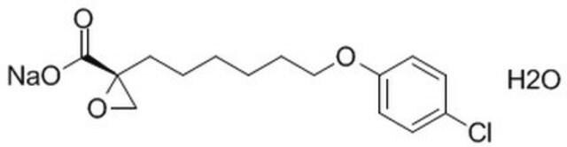 SODIUM (R)-2-(6-(4-CHLOROPHENOXY)HEXYL)OXIRANE-2-CARBOXYLATE structure, CAS 828934-41-4