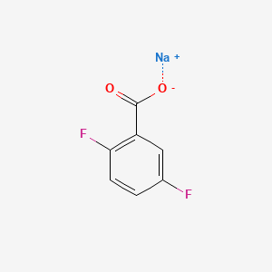 SODIUM 2,5-DIFLUOROBENZOATE structure, CAS 522651-42-9