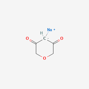 SODIUM 3,5-DIOXOTETRAHYDRO-2H-PYRAN-4-IDE structure, CAS 879127-67-0