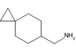 SPIRO[2.5]OCTAN-6-YLMETHANAMINE structure, CAS 877201-35-9