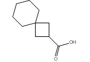 SPIRO[3.5]NONANE-7-CARBOXYLIC ACID structure, CAS 1086399-15-6