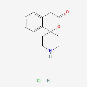 SPIRO[ISOCHROMAN-1,4'-PIPERIDIN]-3-ONE HYDROCHLORIDE structure, CAS 173944-52-0