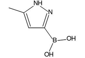SS-(5-METHYL-1H-PYRAZOL-3-YL)BORONIC ACID structure, CAS 1163248-54-1