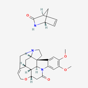 STRYCHNIDIN-10-ONE, 2,3-DIMETHOXY-, COMPD. WITH (1R,4S)-2-AZABICYCLO[2.2.1]HEPT-5-EN-3-ONE structure, CAS 261961-87-9