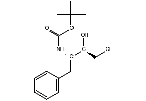 TERT-BUTYL ((2S,3R)-4-CHLORO-3-HYDROXY-1-PHENYLBUTAN-2-YL)CARBAMATE structure, CAS 162536-40-5