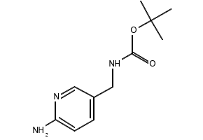 TERT-BUTYL ((6-AMINOPYRIDIN-3-YL)METHYL)CARBAMATE structure, CAS 400720-77-6