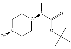 TERT-BUTYL ((TRANS-4-HYDROXYCYCLOHEXYL)METHYL)CARBAMATE structure, CAS 1021919-45-8