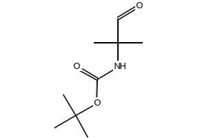 TERT-BUTYL (1,1-DIMETHYL-2-OXOETHYL)CARBAMATE structure, CAS 109608-77-7