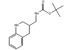 TERT-BUTYL (1,2,3,4-TETRAHYDROQUINOLIN-4-YL)CARBAMATE structure, CAS 885951-71-3