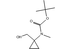 TERT-BUTYL (1-(HYDROXYMETHYL)CYCLOPENTYL)CARBAMATE structure, CAS 168540-07-6
