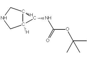 TERT-BUTYL (1R,5S,6R)-3-AZABICYCLO[3.1.0]HEXAN-6-YLCARBAMATE structure, CAS 134677-60-4