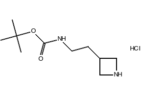 TERT-BUTYL (2-(AZETIDIN-3-YL)ETHYL)CARBAMATE HYDROCHLORIDE structure, CAS 1170905-43-7