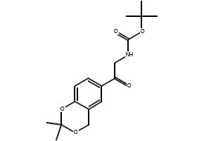 TERT-BUTYL (2-(BENZO[D][1,3]DIOXOL-5-YL)-2-OXOETHYL)CARBAMATE structure, CAS 121505-99-5