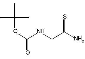 TERT-BUTYL (2-AMINO-2-THIOXOETHYL)CARBAMATE structure, CAS 89226-13-1