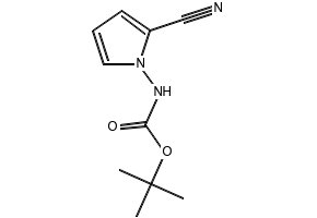 TERT-BUTYL (2-CYANO-1H-PYRROL-1-YL)CARBAMATE structure, CAS 937046-96-3