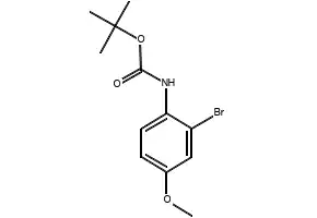 TERT-BUTYL (2-HYDROXY-2-(4-METHOXYPHENYL)ETHYL)CARBAMATE structure, CAS 126395-30-0
