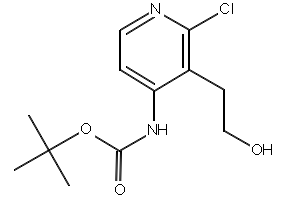 TERT-BUTYL (3-(2-HYDROXYETHYL)PYRIDIN-4-YL)CARBAMATE structure, CAS 219834-80-7