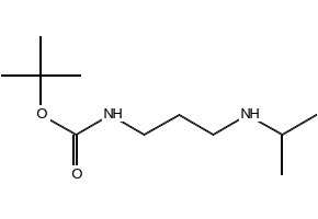 TERT-BUTYL (3-(ISOPROPYLAMINO)PROPYL)CARBAMATE structure, CAS 1229627-05-7