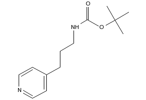 TERT-BUTYL (3-(PYRIDIN-4-YL)PROPYL)CARBAMATE structure, CAS 164648-58-2