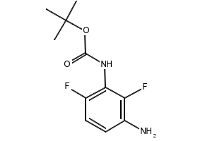 TERT-BUTYL (3-AMINO-2,4-DIFLUOROPHENYL)CARBAMATE structure, CAS 208166-48-7