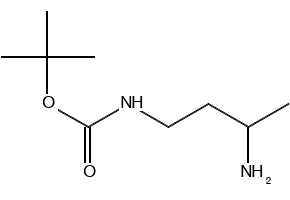 TERT-BUTYL (3-AMINOBUTYL)CARBAMATE structure, CAS 878799-20-3
