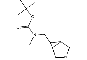 TERT-BUTYL (3-BENZYL-3-AZABICYCLO[3.1.0]HEXAN-6-YL)CARBAMATE structure, CAS 186376-18-1