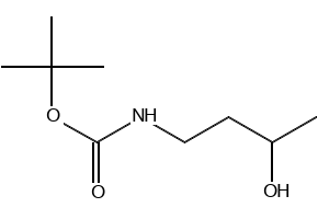 TERT-BUTYL (3-HYDROXYBUTYL)CARBAMATE structure, CAS 167216-30-0