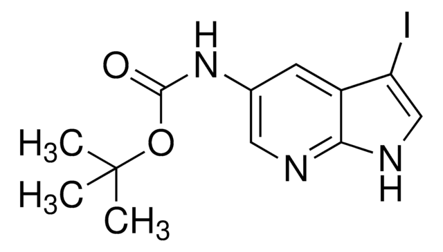 TERT-BUTYL (3-IODO-1H-PYRROLO[2,3-B]PYRIDIN-5-YL)CARBAMATE structure, CAS 1015609-19-4