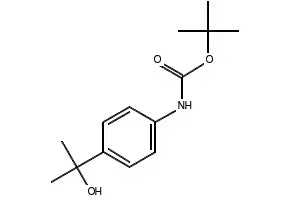 TERT-BUTYL (4-(2-HYDROXYPROPAN-2-YL)THIAZOL-2-YL)CARBAMATE structure, CAS 876756-13-7
